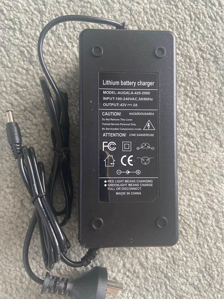 42v 2A Lithium Battery Charger For 36v Battery e-bike electric bike electric scooter