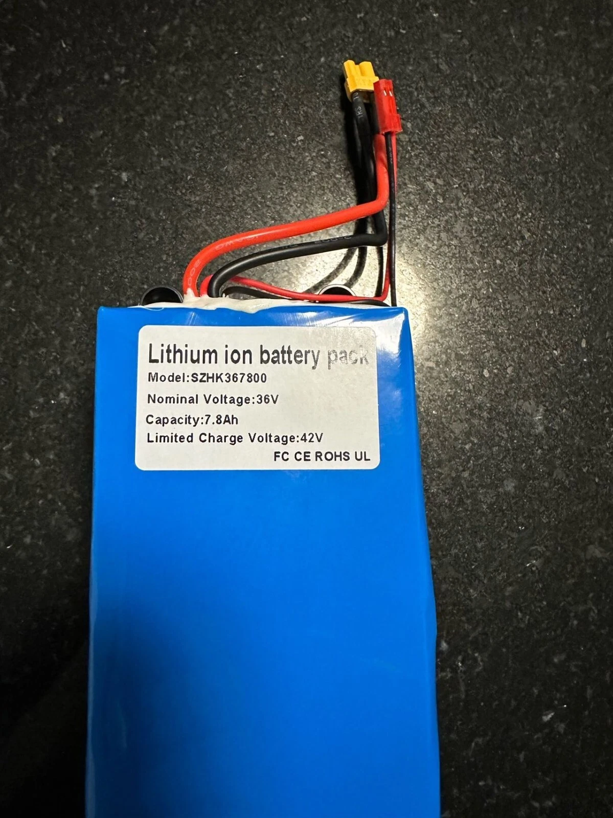 36V 7.8Ah lithium-ion battery pack for XiaoMi Segway electric scooter