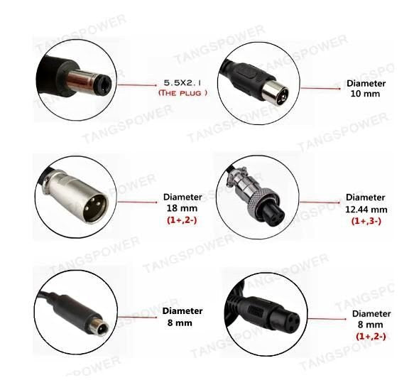 42v 2A Lithium Battery Charger For 36v Battery e-bike electric bike electric scooter