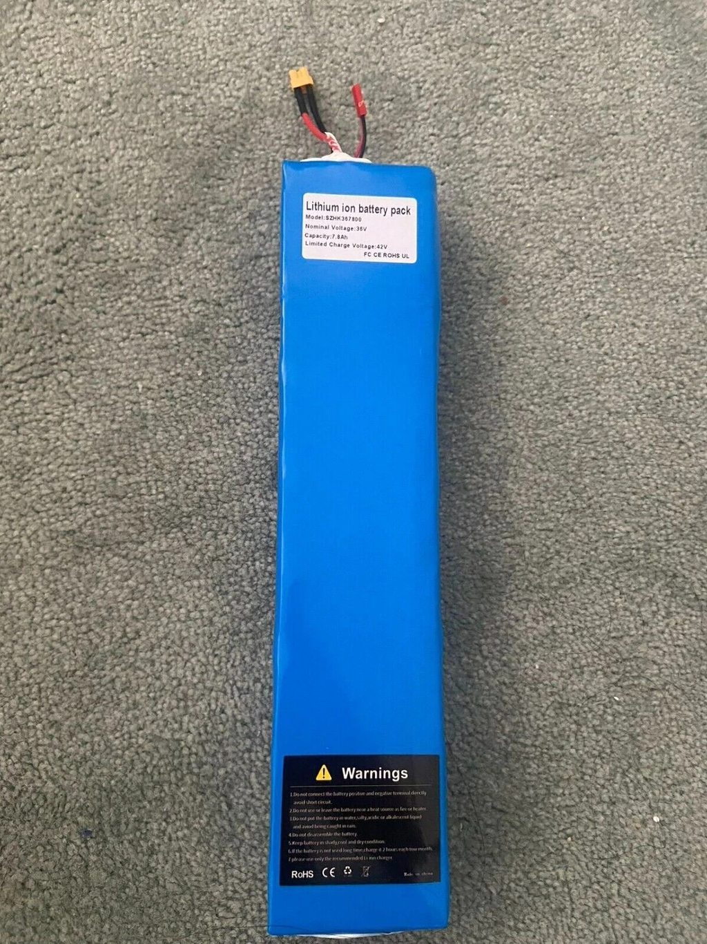 36V 7.8Ah lithium-ion battery pack for XiaoMi Segway electric scooter