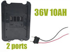 36v 10ah silver fish battery Lithium Battery pack for ebike 2 ports