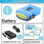 UPP 48V 20Ah 1500W Lithium Ion Li-Ion ebike Battery DIY Scooter Electric Bicycle
